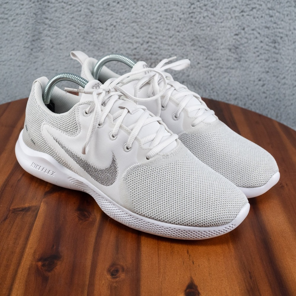 Nike Flex Experience Run 10 Womens Running Shoes White CV0562-100 Size 10 W